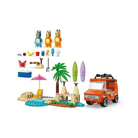 LEGO Bluey: Bluey’nin Ailece Plaj Gezisi, Okul Öncesi Oyuncağı 11202