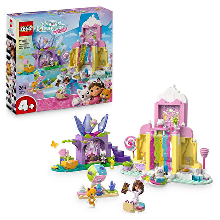 LEGO Gabby's Dollhouse Tatlı Şekerleme Dağı ve Kedi Bahçesi 11205