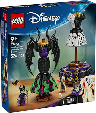 LEGO Disney 43262 Maleficent's and Cruella De Vil's Dresses