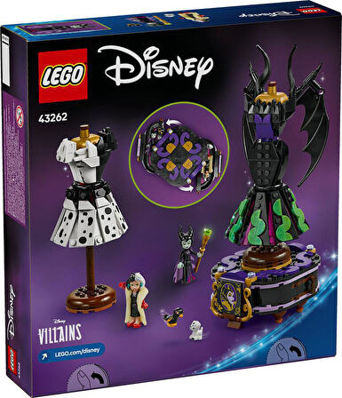 LEGO Disney 43262 Maleficent's and Cruella De Vil's Dresses