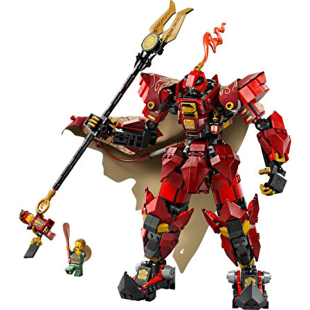 LEGO 71846 Nınjago® Ateş Şövalyesi Robotu - 14 Yaş ve Üzeri Çocuklar Için Minifigür Içeren Yaratıcı Oyuncak Yapım Seti (996 Pr)