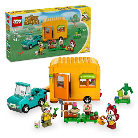 LEGO Animal Crossing Leif Karavan ve Bahçe Dükkanı 77054