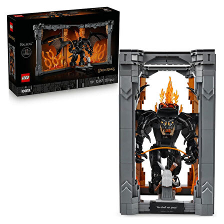 LEGO Iconic Yüzüklerin Efendisi Gandalf ile Balrog 10367