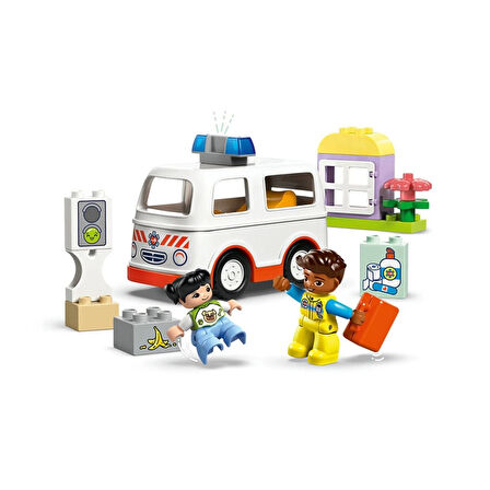 LED10447 Lego Duplo Ambulans ve Sürücü