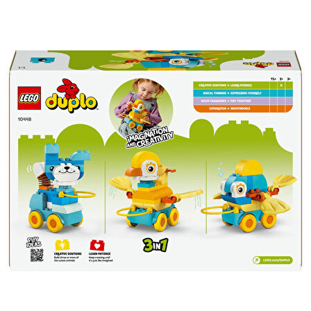 LEGO Duplo 3 ü 1 Arada Tekerlekli Hayvanlar 10448