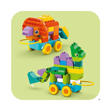 LEGO Duplo 3 ü 1 Arada Tekerlekli Dinozorlar 10451