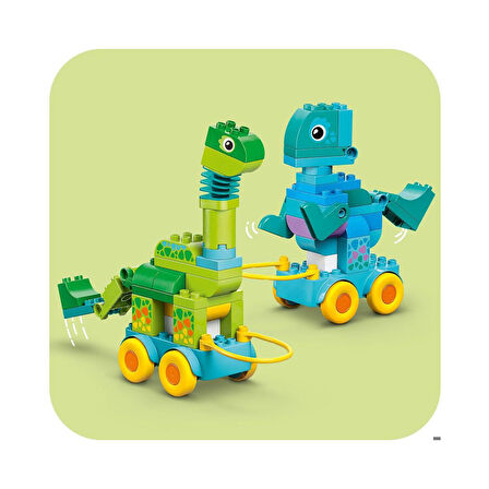 LEGO Duplo 3 ü 1 Arada Tekerlekli Dinozorlar 10451