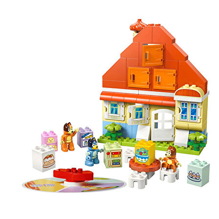 LEGO DUPLO Bluey: Bluey Ailesinin Evi ve Hafıza Oyunu İnteraktif Oyuncak 10459
