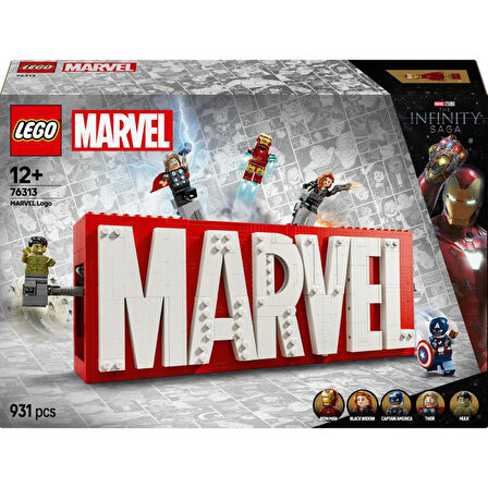 LEGO 76313 Marvel: MARVEL Logosu ve Minifigürleri