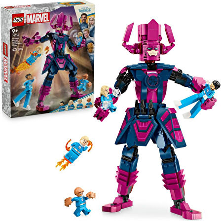 LEGO 76316  Marvel Fantastik Dörtlü, Galactus Yapım Figürüne Karşı 