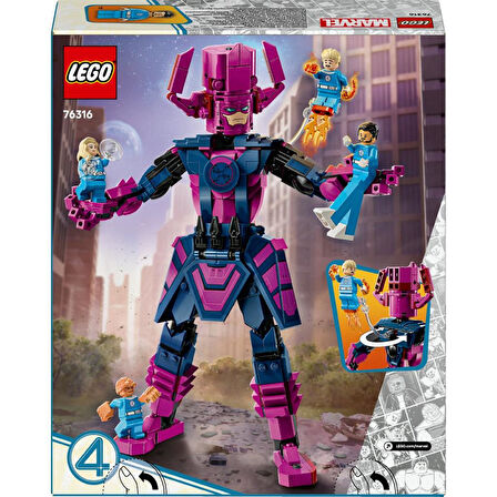 LEGO 76316  Marvel Fantastik Dörtlü, Galactus Yapım Figürüne Karşı 