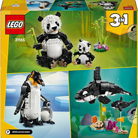 LEGO 31165 Creator 3’ü 1 Arada Vahşi Hayvanlar: Panda Ailesi 31165 