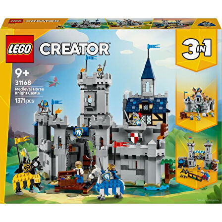  LEGO 31168 Creator 3'ü 1 Arada Orta Çağ Atlı Şövalye Kalesi 