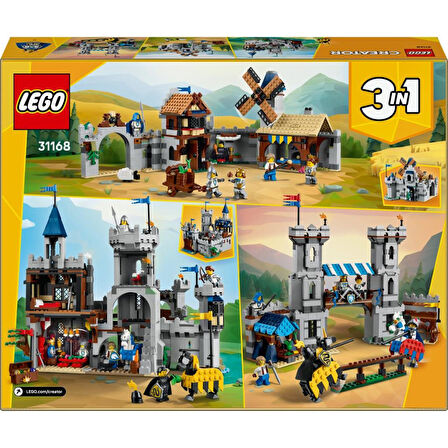  LEGO 31168 Creator 3'ü 1 Arada Orta Çağ Atlı Şövalye Kalesi 
