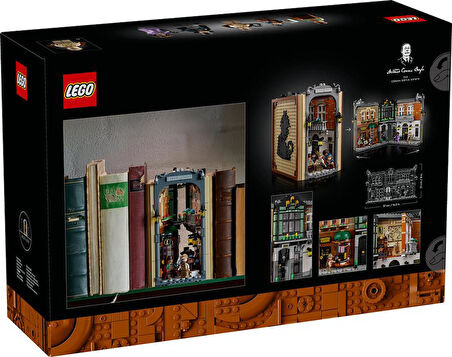 Lego Icons Sherlock Holmes: Kitaplık Dekoru 10351