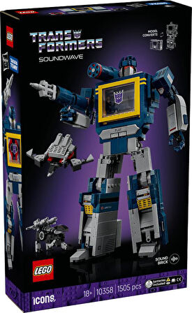 LEGO10358  Icons Transformers: Soundwave