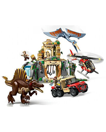 Lego Jurassic World Spinosaurus ve Quetzalcoatlus Hava Görevi 984 Parça 76976