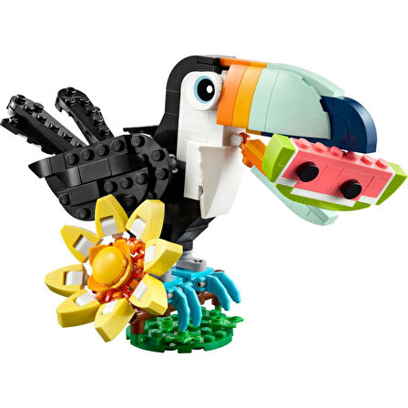 LEGO 31173 Creator 3'ü 1 Arada Vahşi Hayvanlar: Tropikal Tukan Kuşu 