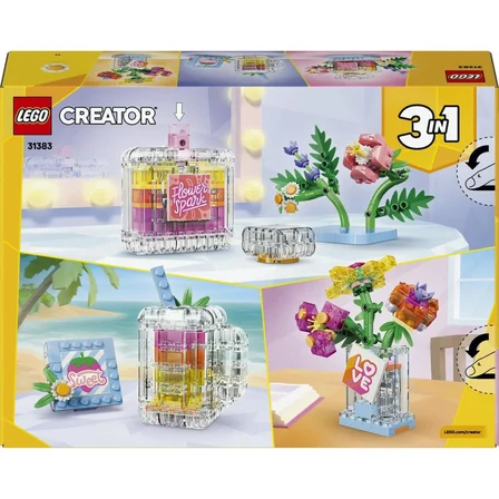 LEGO 31383 Creator 3’ü 1 Arada Çiçekli Dekoratif Parfüm Şişesi 