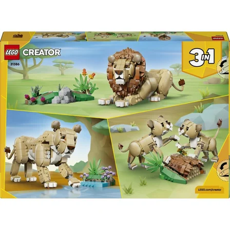 LEGO 31386  Creator 3’ü 1 Arada Vahşi Hayvanlar: Görkemli Aslan 