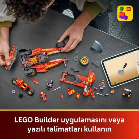 LEGO 71867 NINJAGO® X-1 Ninja Turbo Otomobil 15. Yıl Dönümü 