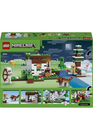 ® Minecraft® İlk Gece Macerası 21593 - 8 Yaş Üzeri Çocuklar için Oyuncak Yapım Seti (301 Parça)
