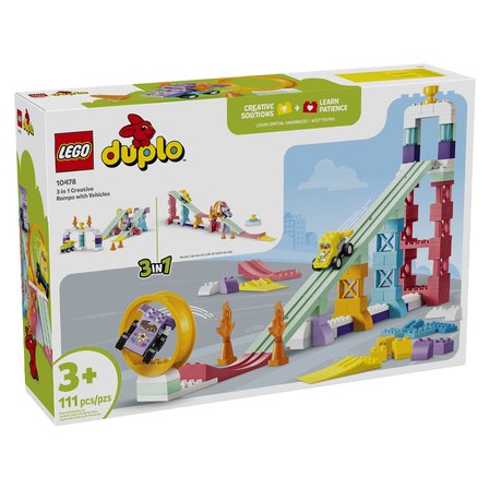 LEGO Duplo Kasabası 3’ü 1 Arada Araçlarla Yaratıcı Rampalar 10478