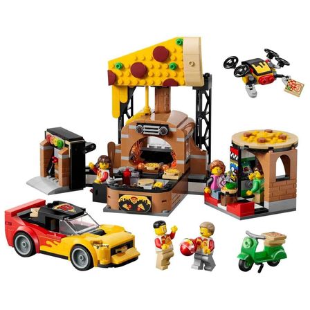 60496 Lego City Pizza Kurye Macerası 494 parça +6 yaş