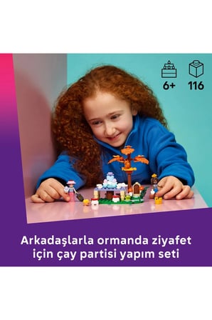 ® Friends Orman Çay Partisi 42690 - 6 Yaş ve Üzeri Çocuklar için Oyuncak Yapım Seti (116 Parça)