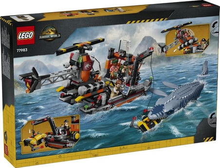 LEGO Jurassic World 77983 Mosasaurus Dinosaur Boat Attack