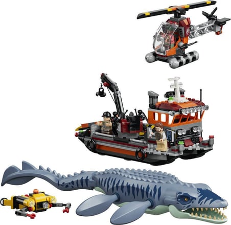 LEGO Jurassic World 77983 Mosasaurus Dinosaur Boat Attack