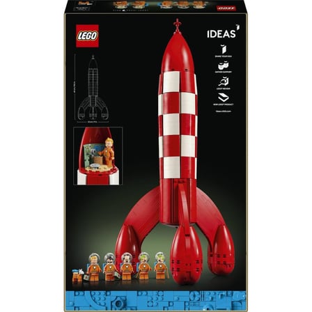 LEGO 21367  Ideas Tintin Ay Roketi