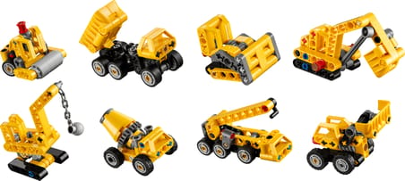 LEGO Technic 42233 Mighty Machines Güçlü Makineler Seri 1 Sürpriz İnşaat Aracı 44 Parça