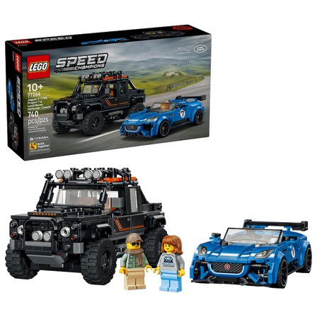 Lego Speed Champions Jaguar Project 7 ve Land Rover Defender 77264
