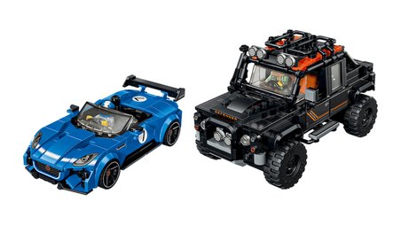 Lego Speed Champions Jaguar Project 7 ve Land Rover Defender 77264