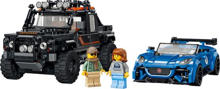 Lego Speed Champions Jaguar Project 7 ve Land Rover Defender 77264