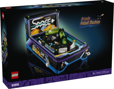 LEGO 11374 Icons Pinball (Tilt) Oyun Makinesi