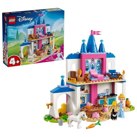 43283 Lego Disney Princess Sindirella ve Hayvan Dostları Şatosu 149 parça +4 yaş