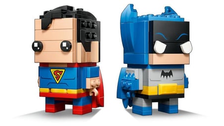 LEGO 40859 Super Heroes Altın Çağ Superman™ ve Batman™ Figürleri