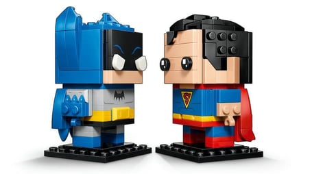 LEGO 40859 Super Heroes Altın Çağ Superman™ ve Batman™ Figürleri