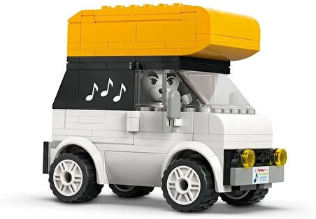 LEGO Animal Crossing K.K. Meydan Konseri 77052-7 Yaş ve Üzeri Çocuklar İçin Kafe ve Araç İçeren Oyuncak Yapım Seti (550 Parça)
