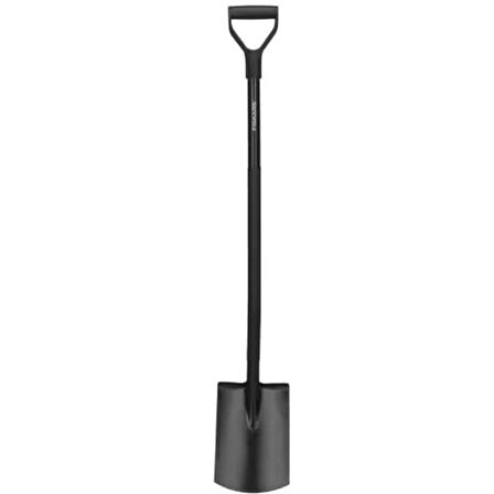 Fiskars 1004812 Ergonomik Bahçe Küreği Düz Uçlu