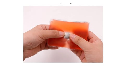 MAVİ BAYKUŞ CEP SOBASI,EL ISITICI,2 ADET SICAK SU TORBASI PVC  9cm