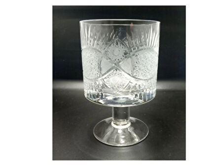  KRISTAL CAM ŞEKERLİK ,İKRAM ÜRÜN SUNUM KASESİ   11x11x16,5cm