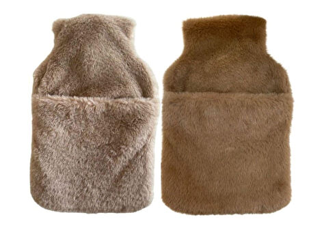SICAK SU TORBASI 2 ADET,CEPLİ PELUŞ TERMOFOR 32,5x17,5cm  1500 ML