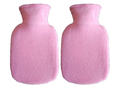 SICAK SU TORBASI 2 ADET,AÇIK PEMBE 23x15x2cm 250 ml