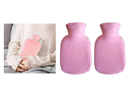 SICAK SU TORBASI 2 ADET,AÇIK PEMBE 23x15x2cm 250 ml