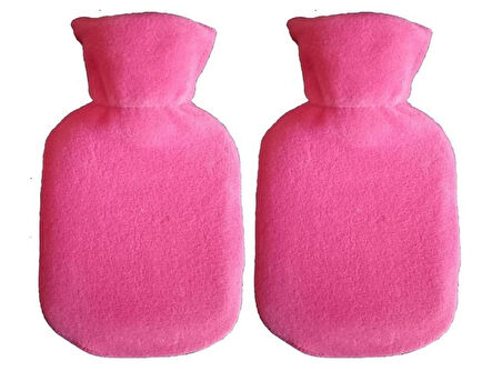 SICAK SU TORBASI 2 ADET,KOYU PEMBE 23x15x2cm 250 ml