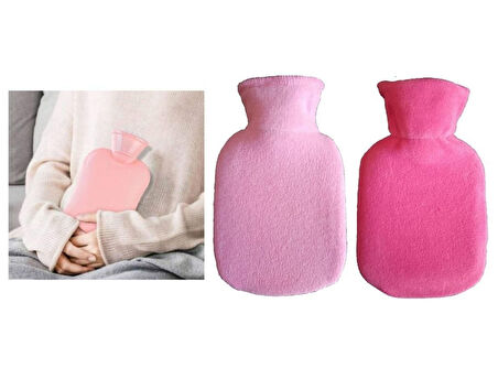 SICAK SU TORBASI 2 ADET,PEMBE 23x15x2cm 250 ml