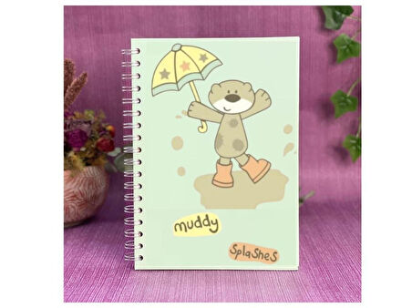 DEFTER STİCKER,LAPTOP STİCKER SEVİMLİ AYI DESENLİ PVC 70X50X0,5CM